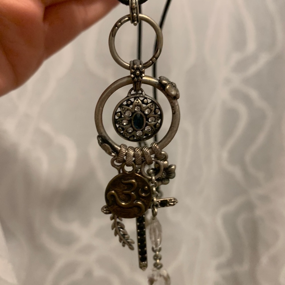 00s Lucky Brand Charm Necklace - Picture 2 of 3